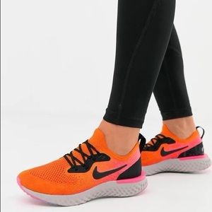 Nike Epic React Flyknit Orange Shoes